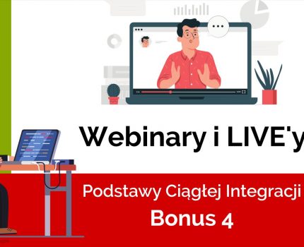Webinary i LIVE’y – Podstawy Ciągłej Integracji – Bonus 4