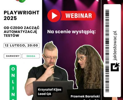 Webinar – Playwright 2025 – od czego zacząć?